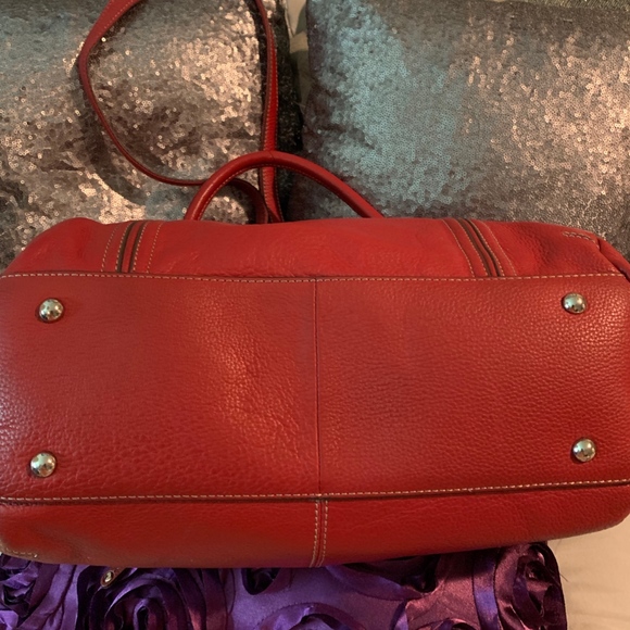 Tignanello Red Leather shoulder bag - Picture 8 of 8